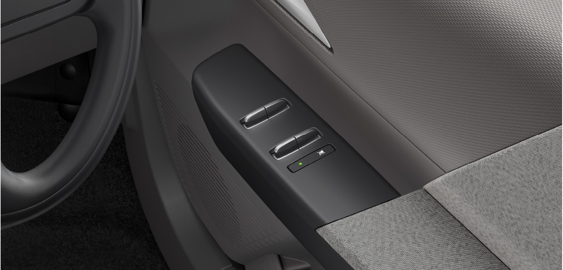 Window Winding Toggle Switch
Ergonomic, unique toggle design for simple, one-touch window control.